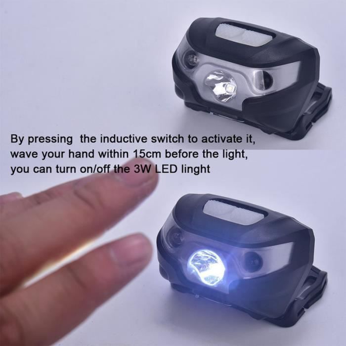 Achetez Mini Phare 350 Lumens Motion Capteur COB XPE LED LED USB