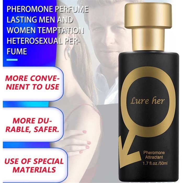 Golden Lure Parfum Phéromones pour homme - Leurre doré - Parfum Phéromones  pour femme - Parfum romantique à paillettes phéromones - Cdiscount Au  quotidien