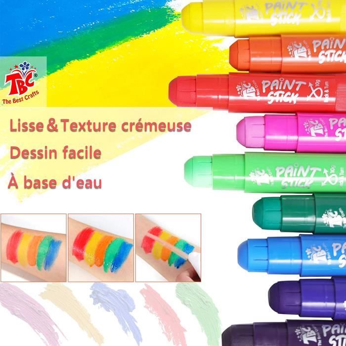 Gouache solide Color Sticks Apli 12 couleurs - Peinture enfant