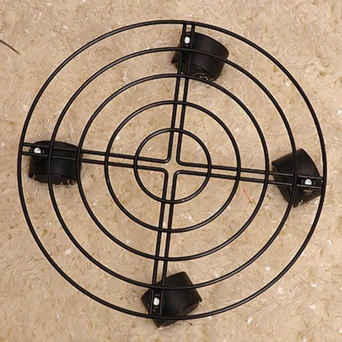 Chariot à Plantes Avec Roulettes 200kg - Support Réglable 40-48cm Pour Pots Lourds