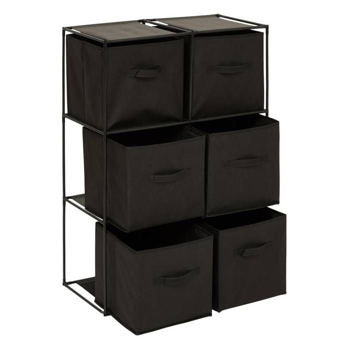 Étagère 6 Cases Mix N Modul Blanc 5five - Rangement Modulable L67.5 X H100.5 Cm