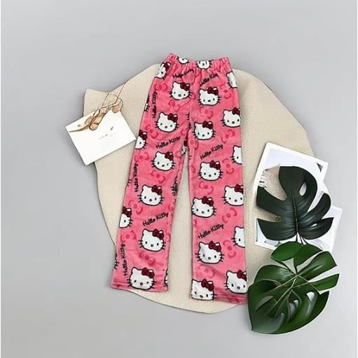 Pantalon De Nuit Femme Flanelle - Pyjama Chaud Ample, Bas élastique, Motif Carreaux