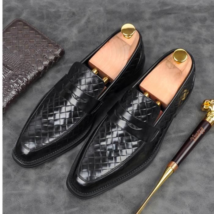 Derby Chaussure Chic Homme Noir Polyurethane Confortable Design Exquis Haute Qualite Noir Cdiscount Chaussures
