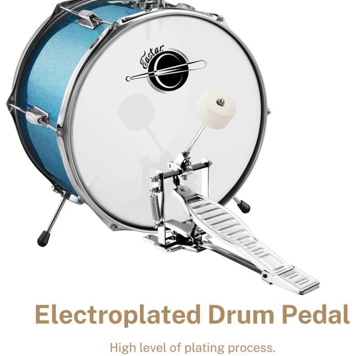 DREAMADE Kit de Batterie Enfants avec 5 Tambours, 2 Cymbales
