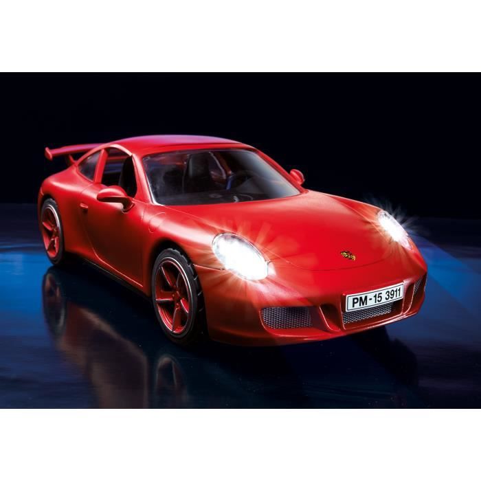 PLAYMOBIL Atelier avec Voiture Porsche 911 Carrera S Rouge et