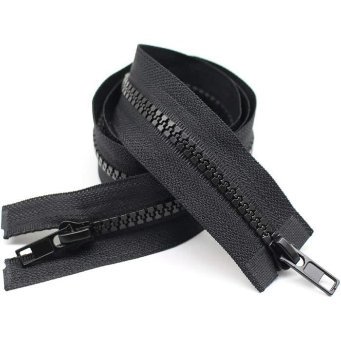 YaHoGa 2er-Pack Reißverschlüsse #5, 45,7 Cm – Rosarote Trennreißverschlüsse Für Jacken | Linkshänder, Kunststoff, Ideal Für DIY & Nähen