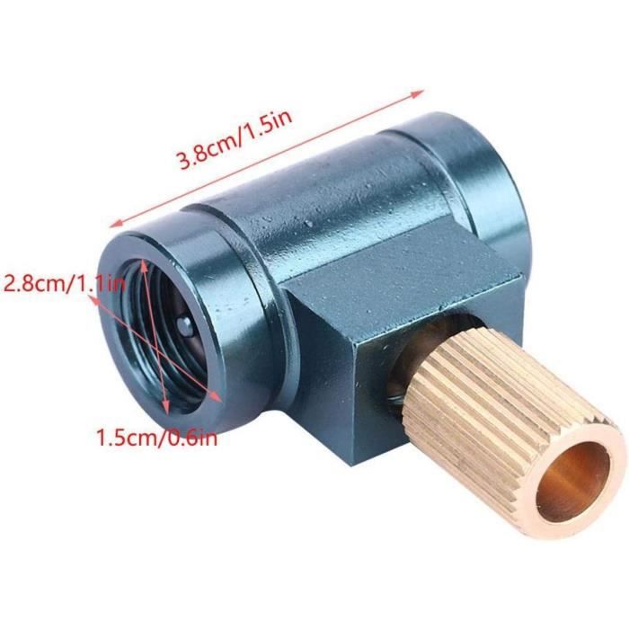 Adaptateur De Recharge De Gaz BORDSTRACT – Connecteur Pour Réservoirs Propane, Avec Valve Réglable, Alliage D'aluminium Et Cuivre