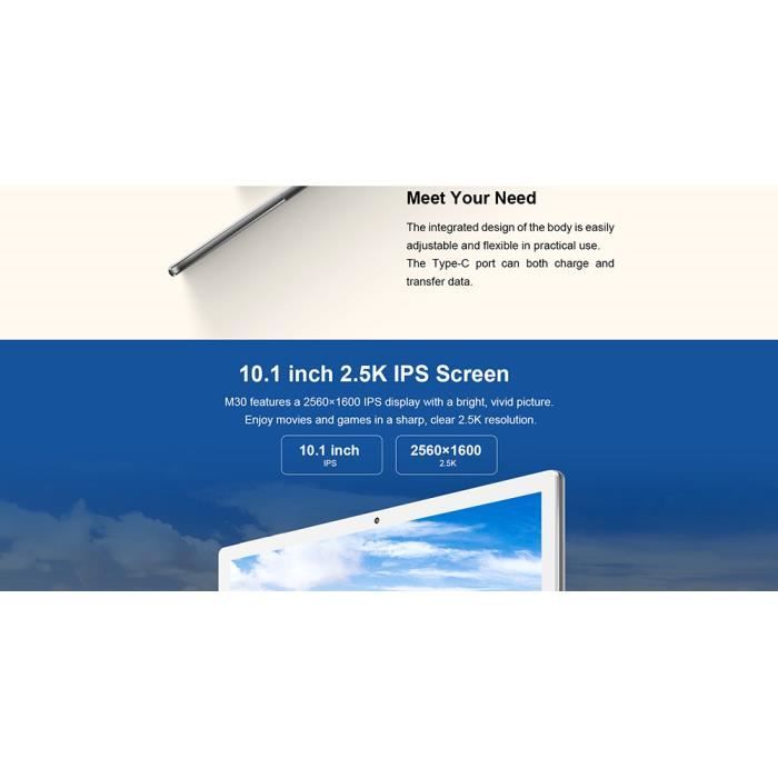 Teclast M30 Tablette tactile Tablet PC 10,1”2