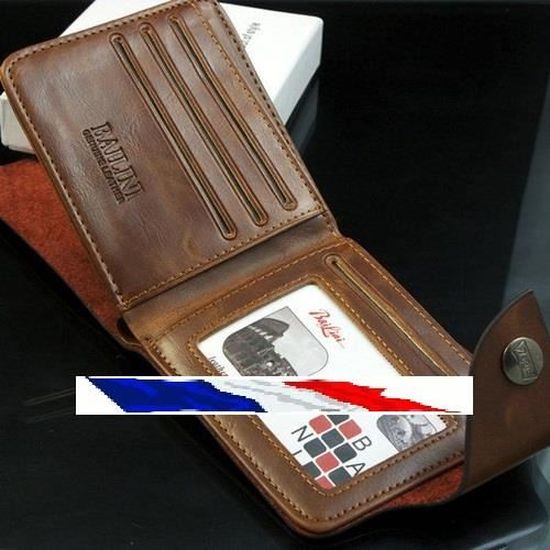 Porte monnaies Portefeuille en cuir Genuine 501 LEATHER Porte cartes 