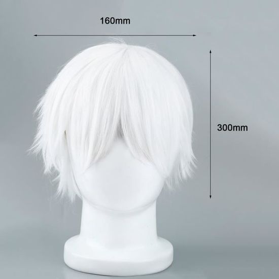 Perruque cheveux blanc homme clearance