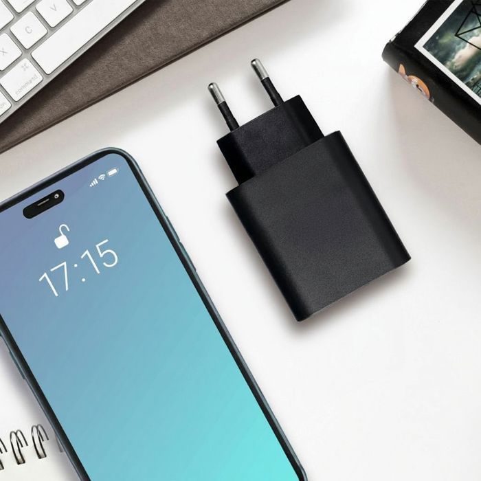 Chargeur Rapide Double Ports USB + USB-C 25W - Compatible Doro Aurora, Leva, A Clapet... - 6