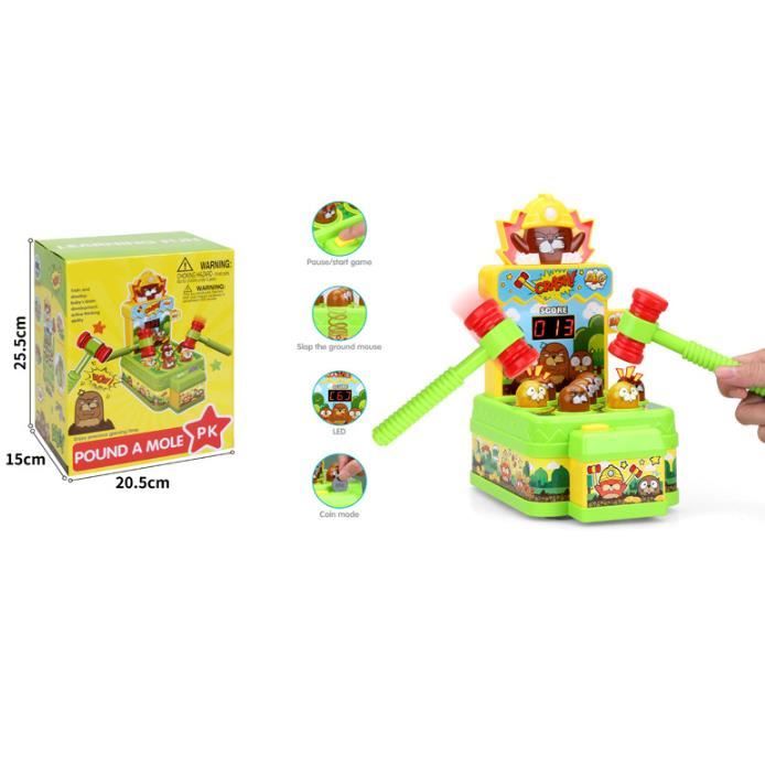 Jeu De La Taupe Avec Marteaux, Mini Jeu Arcade Enfant, Arcade éLectronique Marteler Des Jouets