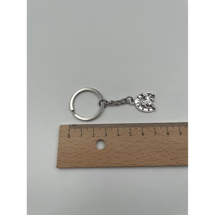 Sabot de Fer à Cheval Porte-clés - Porte-Bonheur en métal