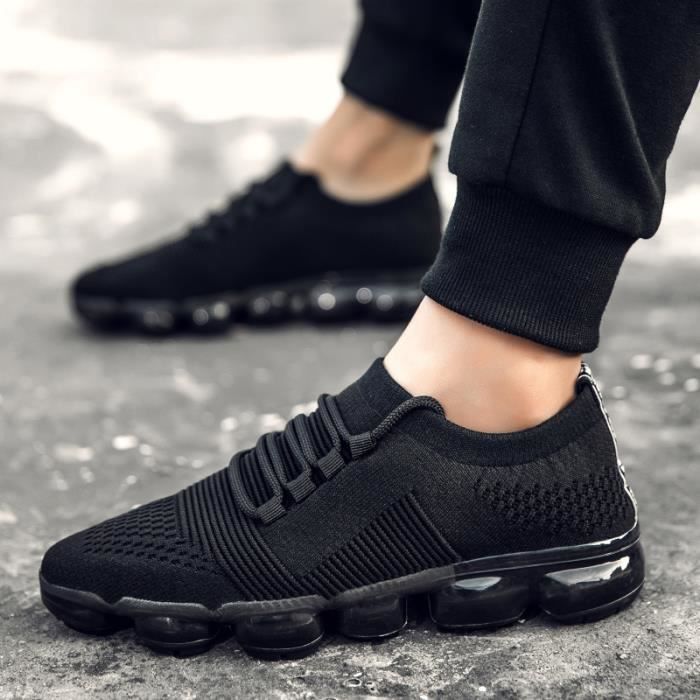 Basket Homme - HENRVIEG - Jogging Antidérapant Chaussures de Sport Lacets Légères Sneakers