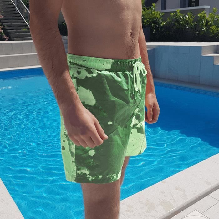 Maillot de bain best sale change de couleur homme