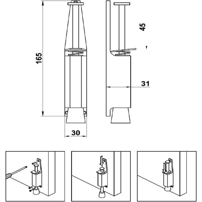 Bandes De Support De Pied Pour Skateboard/longboard Tout-terrain - Alliage Aluminium, Stabilité Améliorée