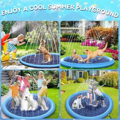 Ninonly Tapis Jet Deau Enfant 170cm PVC Splash Pad mit 3 Hauteur Ajustabl AntidéRapant Installation Rapide Tapis Eau Enfant Adulte Jardin,Piscine,Plage IdéAl pour L'éTé Ninonly Tapis Jet Deau Enfant 170cm PVC Splash Pad mit 3 Hauteur Ajustabl AntidéRapant Installation Rapide Tapis Eau Enfant Adulte Jardin,Piscine,Plage IdéAl pour L'éTé