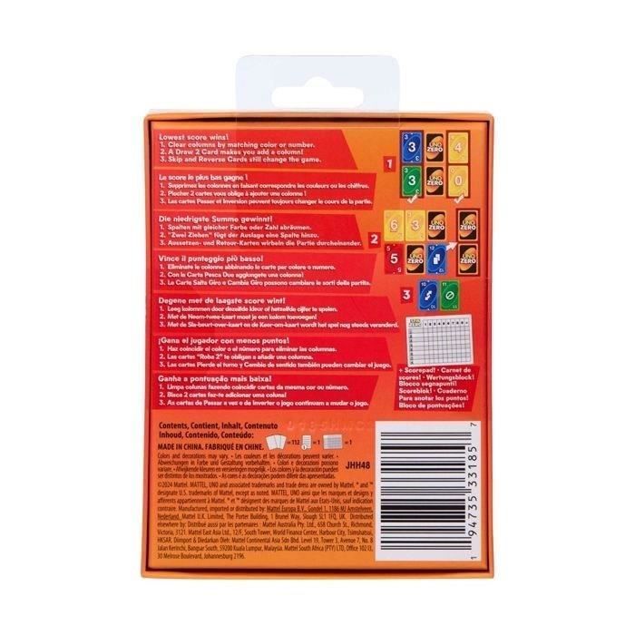 Mattel Games UNO Teams HXT58 Jeu de cartes pour enfants, adultes et soirées en famille, fêtes et voyages avec règles spéciales pour jouer en équipe de deux