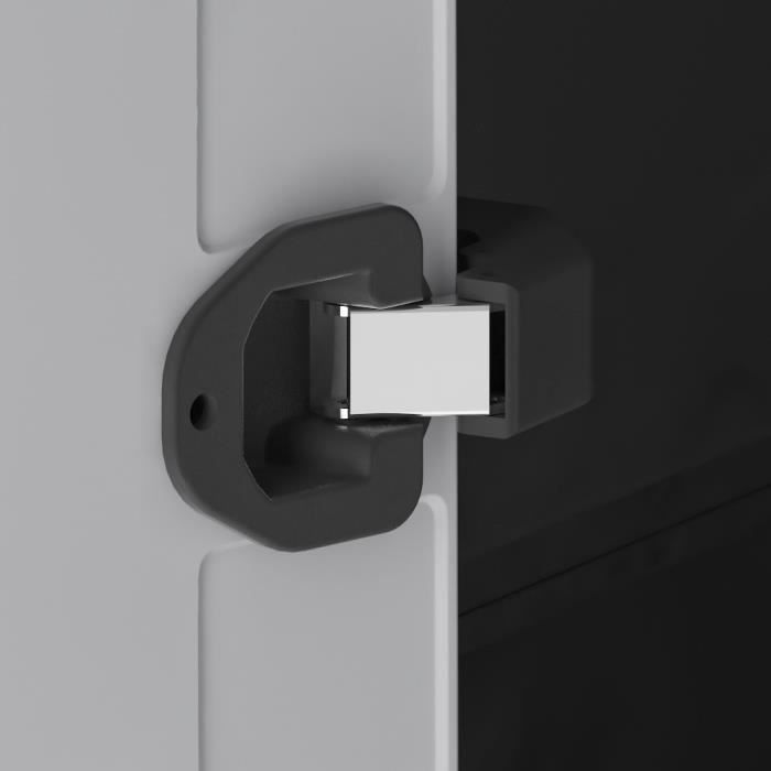 Armoire haute TITAN KETER Noir / Gris Étanche 80 x 44 x 182 cm