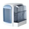 Mini climatiseur mobile de bureau - Bleu - 3 vitesses - 7W