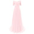 Robe De Soiree Rose Pale Achat Vente Pas Cher
