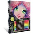 Nebulous Stars Black Pages Coloring Book-0