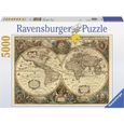 Puzzle 5000 pièces Ravensburger - Mappemonde antique - Pour adultes dès 14 ans-0