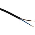 Câble d'alimentation électrique HO3VVH2-F 2x 0,75 Noir - 5m-0