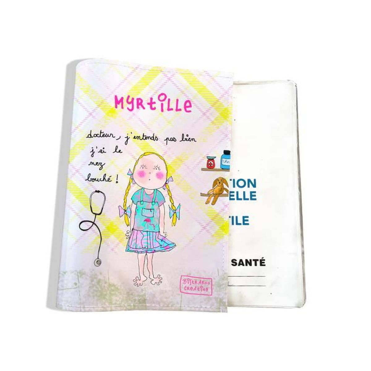 Protege Carnet De Sante Bebe Fille Personnalisable Cdiscount Puericulture Eveil Bebe