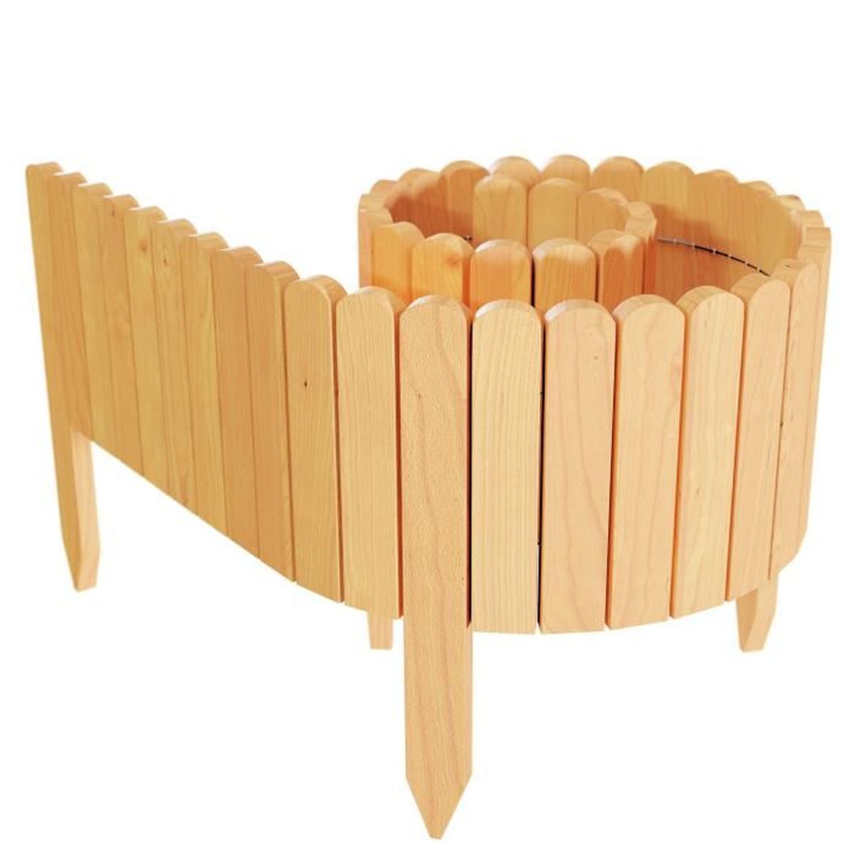 Floranica Bordure d roulable en bois d limitation de Floranica Bordure d roulable en bois d limitation de