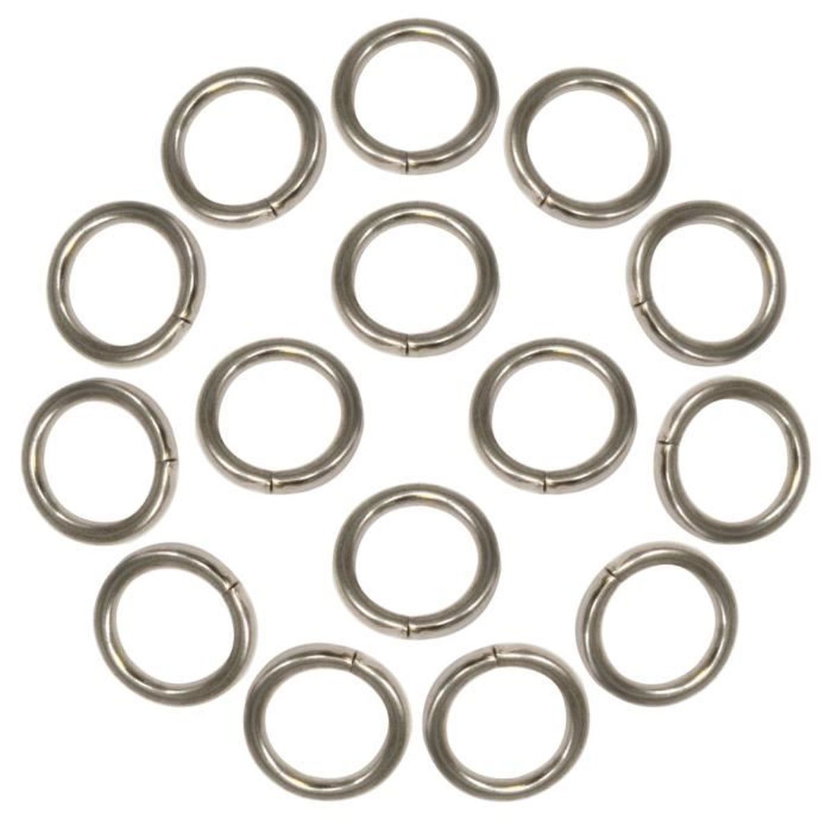 Anneaux Toriques Métal 50 Mm Non Soudés - Or - 2 Pièces - Zaplyte - Neuf