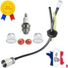 HAOPYOU Universel 90097, 900103, 90106 Kit de Recharge de Carburateur avec Bougie d’Allumage Pompe d’Amorçage pour Débroussailleuse ECHO