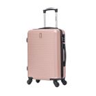 CELIMS FRANCE Valise Cabine 55x35x25 Weekend | Valise Cabine EasyJet 55cm | Valise ABS | Cadenas Intégrée | Rose Gold