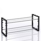 DIAMWOOD EXPERT EN EQUIPEMENT ID Space - Etagère à chaussures superposable 6 Paires - 67 x 31 cm - Noir