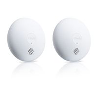 Lot de 2 détecteurs de fumée - Sirène 85dB - Compatible Home Alarm (Advanced, Essential), et Somfy One (+)