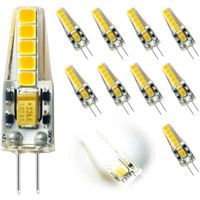 Ampoules G4 LED 3W, Ampoules LED remplaçant les ampoules halogènes 20W AC/DC 12V 300lm Ampoules à culot à broches