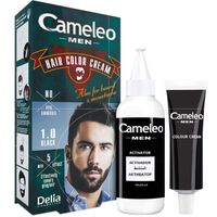 Cameleo Men Crème colorante cheveux barbe et moustache 1.0 Noir 2x30ml