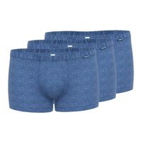 Boxers Hommes Jeans Single lot de 3 - AMMANN - Bleu foncé - Résistant et élastique