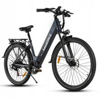 Samebike RS-A01 Pro 15AH 36V 500W 32KM-H roue de vélo électrique 27.5" vélo de ville électrique Gris