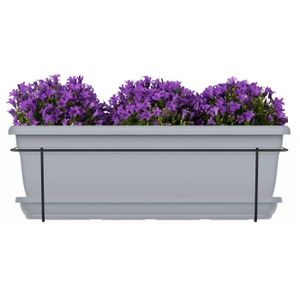 Lot De 5 Soucoupes / Plateaux Pour Pots De Fleurs - Résine, Rondes, Pour Balcon Et Jardin - Empêche Les Fuites