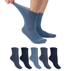 Lot De 3 Paires De Chaussettes Pour Diabétiques - Lycra Et Coolmax - Évacuation De L'humidité - Homme Et Femme