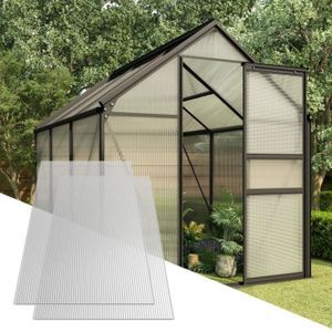 longueur de 11m PEBD 200 microns tr/ès /épais B/âche transparente 6m de large pour serre de jardin 6m x 11m