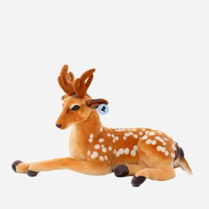 PELUCHE 60 cm - Cerf géant en peluche réaliste Sika jouet animaux en peluche de la vie réelle jouets pour enfants déc