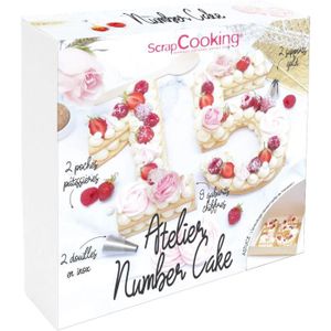 ENSEMBLE PÂTISSERIE Scrapcooking - Coffret Atelier Number Cake - Kit A