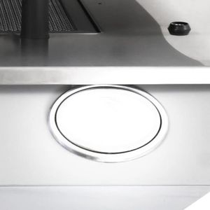 Klarstein Galina Hotte Murale Aspirante Decorative 60cm Extraction Ou Recyclage 350 M H Eclairage Led Design Inox Verre Achat Vente Hotte Cdiscount