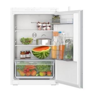 Réfrigérateur congélateur encastrable porte réversible Bosch KIR41NSE0  187L, blanc