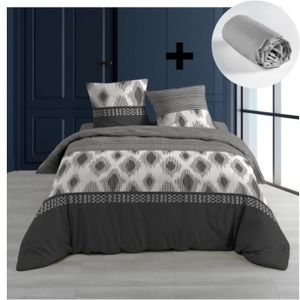 parure de lit theme taches de peinture housse de couette 140x200 cm taie 70x80 cdiscount maison