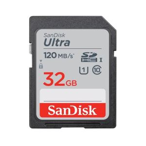 CARTE MÉMOIRE SanDisk Ultra 32GB SDHC carte mémoire SD SDHC 120 