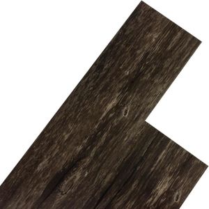 Sol PVC en rouleau aspect chêne rustique foncé - Décor Discount