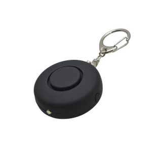 GRILLE DE DÉFENSE Black Porte-clés de sécurité LED rond Portable dis